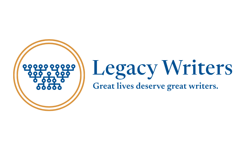legacy writers, great lives deserve great writers logo